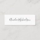 Recherche de manuscrite cartes visite Typographie