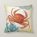 Recherche de crabe rouge coussins Océan