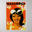 Recherche de mallorca vintage poster Majorque