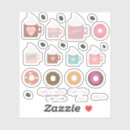 Recherche de donut autocollants Mignon