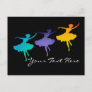 Recherche de danseuses cartes postales Ballerines