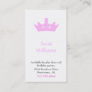 Recherche de princesse mignonne cartes visite Enfants