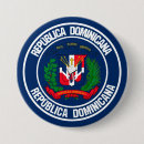 Suche nach flagge der dominikanischen republik buttons Patriotisch