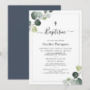 Recherche de eucalyptus baptême invitations Aquarelle