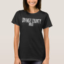Recherche de drapeau du comté tshirts Orange