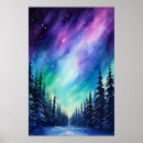 Suche nach aurora borealis poster Lila