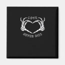 Recherche de squelette de halloween magnets Goth valentine