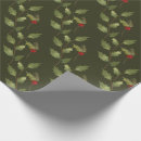 Recherche de baie de houx papier cadeau Cru