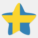 Recherche de suède autocollants Drapeau