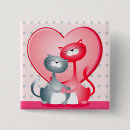 Recherche de amoureux des chats badges Coeur