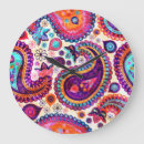 Suche nach paisley druck wanduhren Ethnisch
