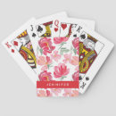 Recherche de pivoine jeux de cartes Rose
