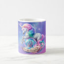 Recherche de château licorne tasses Conte de fées