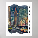 Suche nach nyc wolkenkratzer poster Empire state gebäude