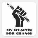 Suche nach waffen aufkleber Protestieren