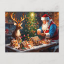 Recherche de décor de noël cartes postales Maison de pain d'épices
