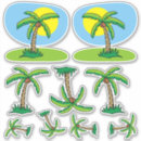 Recherche de grande île autocollants Tropical