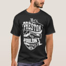 Recherche de preston tshirts Prénom