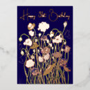Recherche de pavot vœux cartes Violet