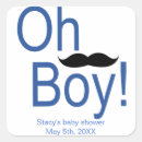 Recherche de moustache party autocollants Nouveau bébé