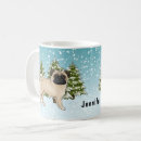 Recherche de carlin noël tasses Illustration