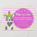 Recherche de boston terrier invitations Parti