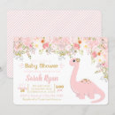 Recherche de dinosaure rose invitations Rose et or