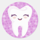 Recherche de dents autocollants Pourpre