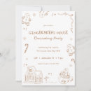 Suche nach gingerbread einladungen Lebkuchenhaus mit party