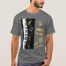 Recherche de joueur de clavier tshirts Touches de piano