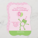 Recherche de grenouille rose invitations Froggy