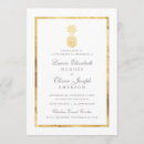 Recherche de plage hawaïen mariage invitations Ananas