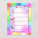 Suche nach buntes einhorn postkarten Rosa