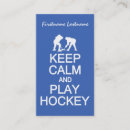 Suche nach hockey visitenkarten Silhouette