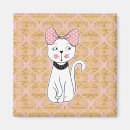 Recherche de chat blanc magnets Dessin