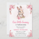 Recherche de rabbit anniversaire invitations Mignon