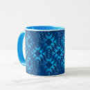 Suche nach abstraktes geometrisches muster tassen Blau