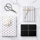 Recherche de noir solide papier cadeau Pois