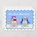Recherche de pingouin mariage invitations Oiseaux