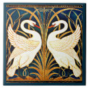 Recherche de cygne vintage carreaux Grue de porte