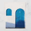 Recherche de porte bleue cartes postales Photographie