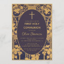 Recherche de elegant petite communion invitations Croiser