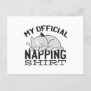 Recherche de chemise nuit cartes postales Chatte de couchage