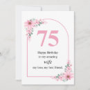 Recherche de de 75 ans anniversaire cartes Pour elle