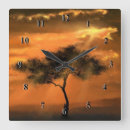 Recherche de nuages oranges horloges Ciel