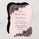Recherche de pink and black invitations Floral