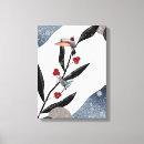 Suche nach vogel im winter poster Botanisch