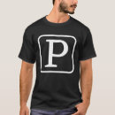 Suche nach p monogramm tshirts Alphabet