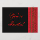 Recherche de red and black invitations Fête