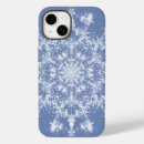 Recherche de flocons de neige iphone coques Blanc